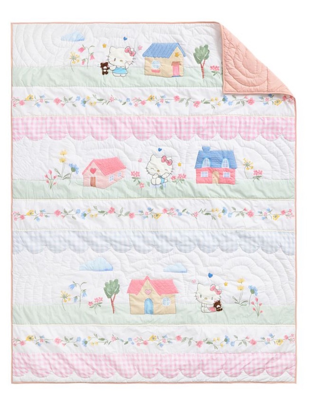 Pottery Barn Kids Hello Kitty Cottage Quilt